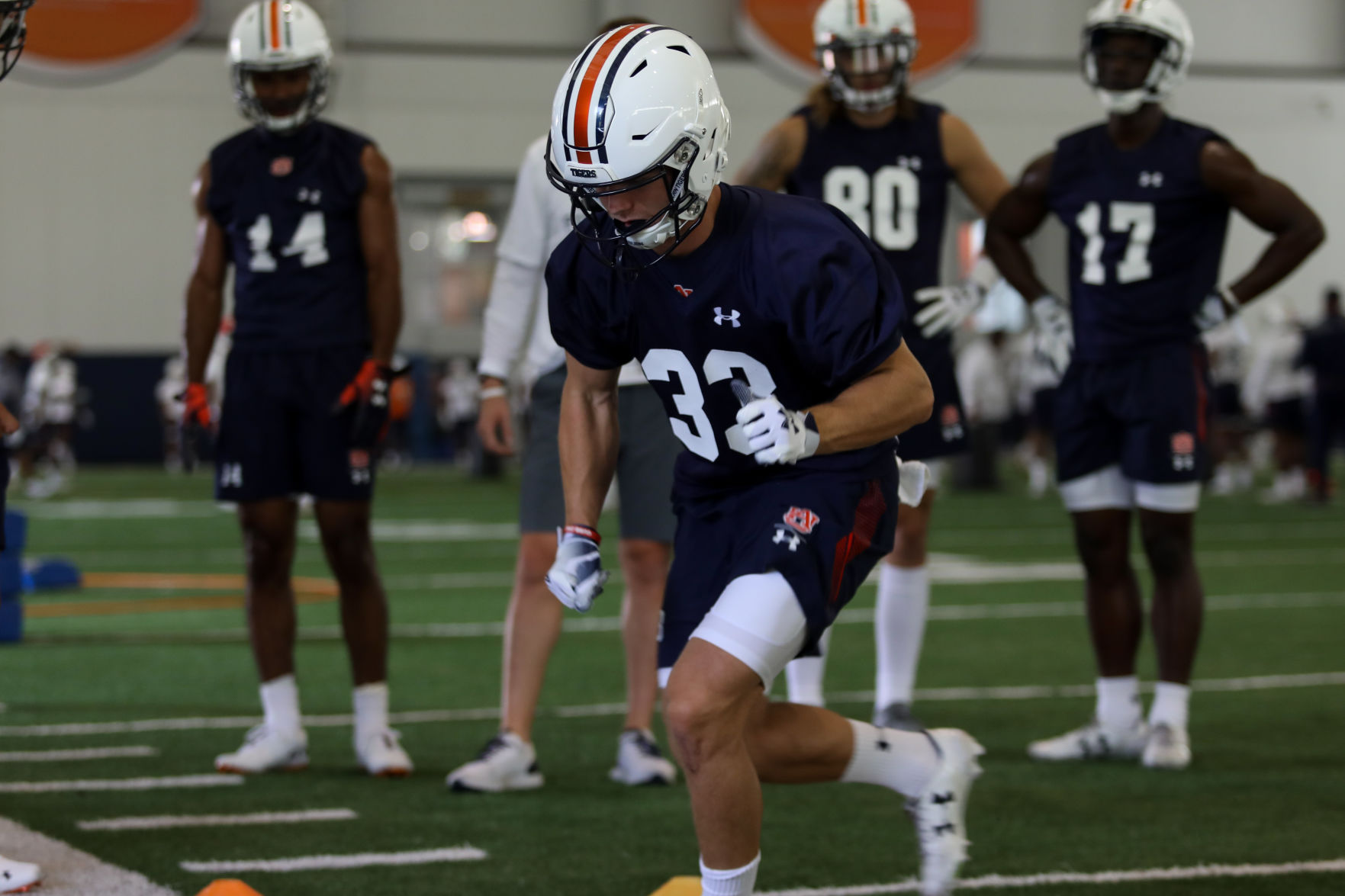 Auburn football first day of fall practice